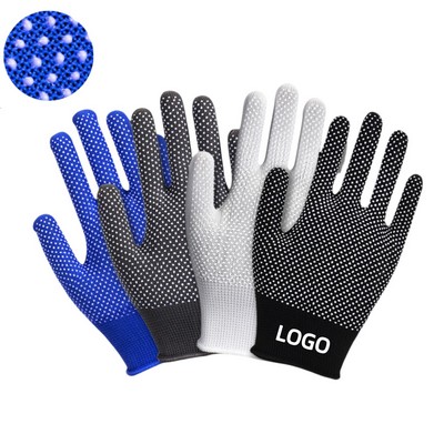 Nylon Dotted Anti-Slip Gloves